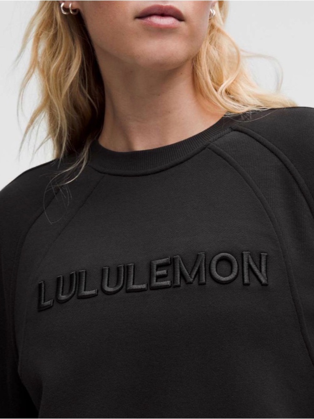 lululemon athletica scuba Crewneck Sweatshirt size M/L